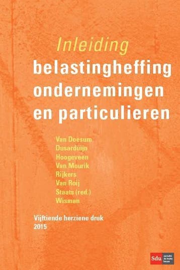 Inleiding belastingheffing ondernemingen en pa 9789012393836, Zo goed als nieuw