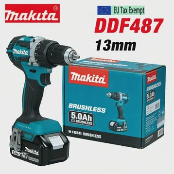 Makita DDF487 18V Brushless Accu Klopboormachine - Krachtige, Verzenden, Nieuw