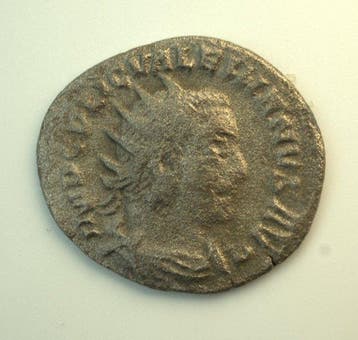 Ancient Roman Bronze AR Antoninianus of Gallienus (267 A.D.)