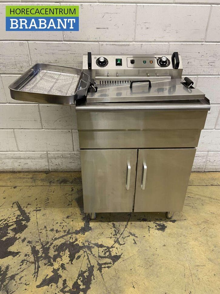 HCB RVS Visfriteuse Oliebolfriteuse Friteuse Frituur 30, Zakelijke goederen, Horeca | Keukenapparatuur, Nieuw in verpakking, Ophalen of Verzenden