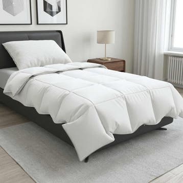 vidaXL Dekbed FULDA 155 x 200 cm Zomer 100 GSM 90%, Verzenden, Nieuw, Wit