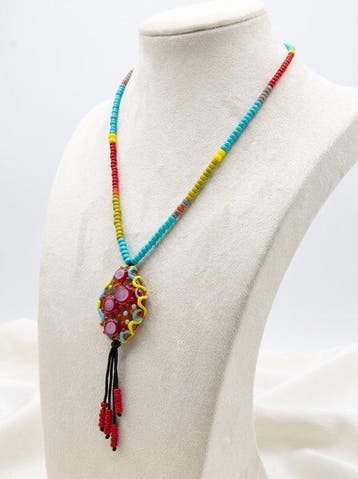 Murano-glas - Halsketting - Amuleto Kaleido