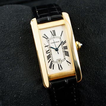 Cartier - Tank Américaine Large 18K Yellow Gold - W2603156 -, Nieuw
