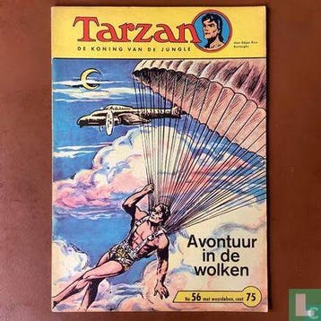 Tarzan - Avontuur in de wolken - 1962, Eén comic, Verzenden, Europa, Garden, Don, Hogarth, Burne.