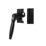 Raamsluiting zwart met slot Deco links - voor draai- en k..., Doe-het-zelf en Verbouw, Hang- en Sluitwerk, Ophalen of Verzenden