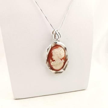 Zilver - Ketting met hanger - Italiaans vakmanschap