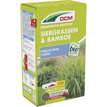 Siergrassen en bamboe mest | DCM | 1.5 kg, Verzenden