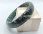 Jade armband - Hoogte: 13 mm - Breedte: 0.9 mm- 60 g - (1)