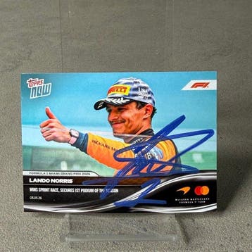 Mclaren - Topps Now - Miami GP 2026 Sprint Race Winner (026), Nieuw