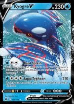 Kyogre V 037/159 Crown Zenith, Ophalen of Verzenden, Nieuw, Losse kaart, Foil