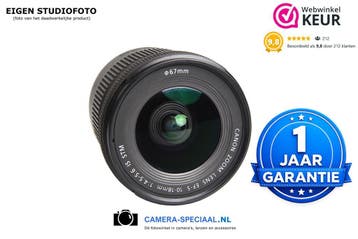 Canon EF-S 10-18mm IS STM groothoeklens met 1 jaar garantie, Audio, Tv en Foto, Canon, Zo goed als nieuw, Lensdoppen, Canon EF-S