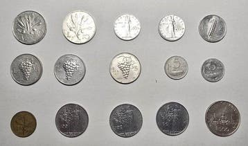 Italië. Lotto 15 monete Italia Repubblica (1948-1960)
