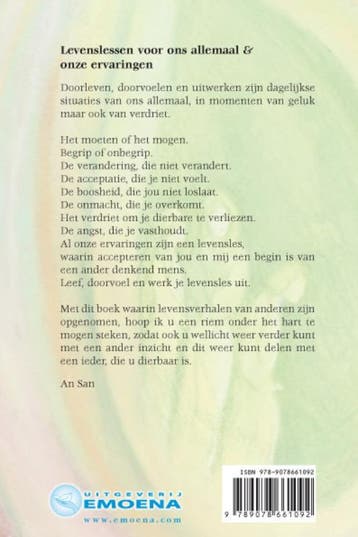 Levenslessen voor ons allemaal & onze ervaringen 2 - A. San, Verzenden, Gelezen, A. San