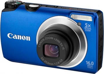 Canon PowerShot A3300 IS Digitale Compact Camera - Blauw (In, Verzenden, Zo goed als nieuw
