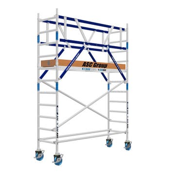 AGS Pro rolsteiger ASC 75 x 250 x 4,2wh tweezijdig, Verzenden, Nieuw, Rolsteiger of Kamersteiger, 2 tot 5 meter