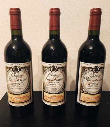 1999 Chateau Rauzan-Gassies - Margaux 2ème Grand Cru Classé, Nieuw