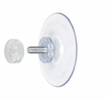 40mm Transparante Zuignap met Schroefdraad en Transparan...