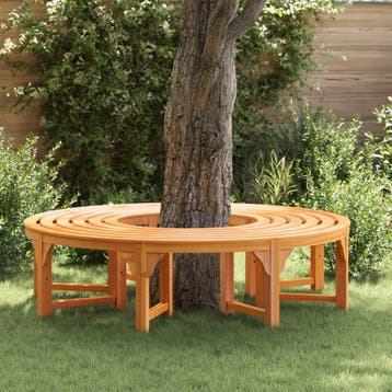 vidaXL Boom bank 8 -Seater 2 st 160 x 80 x 45cm Naturel, Verzenden, Nieuw