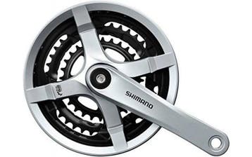 Crankstel Shimano FC-TY501 6/7/8 speed 170mm 48x38x28T met k, Fietsen en Brommers, Fietsonderdelen, Verzenden, Nieuw
