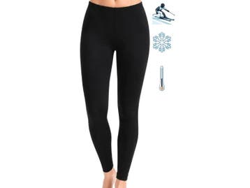 Thermo legging - Zwart, Kleding | Dames, Verzenden, Nieuw