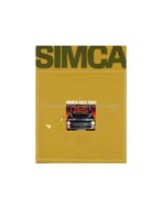 1968 SIMCA 1301 | 1501 BROCHURE NEDERLANDS, Nieuw, Author