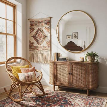 Anajqaqia Ronde Wandspiegel 75 cm - Goudkleurig Aluminium Fr, Verzenden, Nieuw