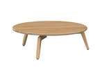 4 Seasons Outdoor Zucca teak tafel Ø 90 cm SALE |, Ophalen of Verzenden, Nieuw