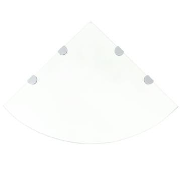 Hoekrek glas 45x45cm | retourdeal 40% korting, Ophalen of Verzenden, Nieuw