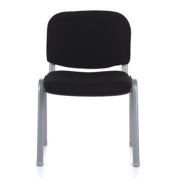 Vergaderstoel | Polyester | Zwart/Zilver | Ergonomisch, Verzenden, Nieuw