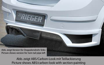 Rieger achteraanzetstuk | Astra H: 03.04- - 5-drs., Hatchbac, Verzenden, Nieuw, Opel