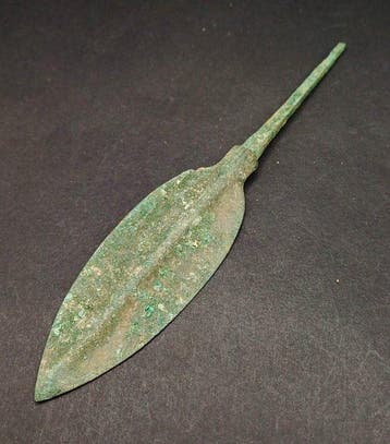 Bronstijd Brons Leaf Arrowhead - 122 mm (Zonder