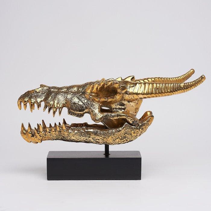 sculptuur, Bronze statue of a Dragon - 24 cm - Brons, Antiek en Kunst, Kunst | Designobjecten