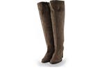 Nelson Laarzen in maat 39 Beige, Kleding | Dames, Schoenen, Hoge laarzen, Verzenden, Beige, Zo goed als nieuw