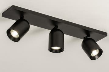 Rietveld Spots - Zwart, Goud - Metaal, Aluminium, Verzenden, Nieuw