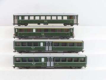 Bemo H0m - o.a. 3283 107/3284 108/3260 104 - Modeltrein, Nieuw