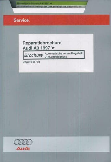 1997 Audi A3 Reparatiebrochure, Verzenden