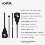 Verstelbare SUP peddel 2-in-1 aluminium SUP kajak paddle, Verzenden, Nieuw