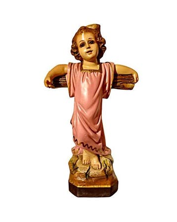 Talleres Olot - beeldhouwwerk - Kind Jezus met het kruis -