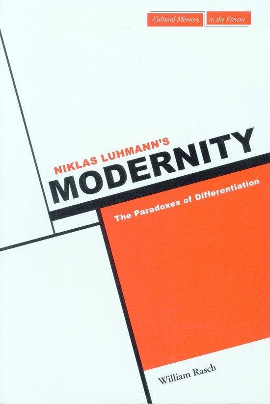 Niklas Luhmanns Modernity 9780804739924 William W. Rasch, Boeken, Taal | Engels, Gelezen, Verzenden