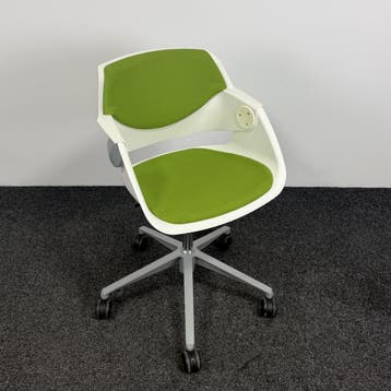 Sitag G02 Swivel Stoel | Wit / Groen, Ophalen of Verzenden, Nieuw