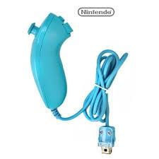 Wii Nunchuk Blauw Origineel (Wii Accessoires), Ophalen of Verzenden, Zo goed als nieuw