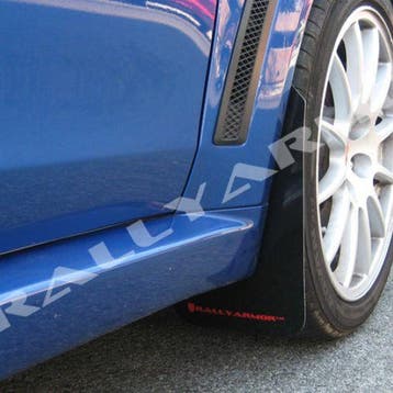 Rally Armor 08-17 Mitsubishi EVO X Black UR Mud Flap w/ Red, Ophalen of Verzenden, Nieuw