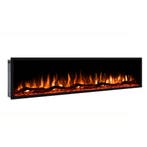 EVIQ Elektrische sfeerhaard Deluxe 42 inch - 106 cm, Verzenden, Nieuw, Elektrische haard