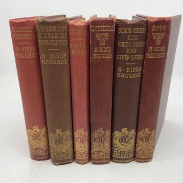 H. Rider Haggard - H. Rider haggard adventure novels - 1896