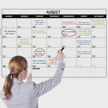 Extra Grote Herschrijfbare Wandkalender Poster - Maandplanne, Verzenden, Nieuw