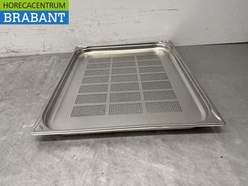 RVS Geperforeerde gastronorm bak GN bak 2/1 Diepte 40 mm, Ophalen of Verzenden, Nieuw in verpakking