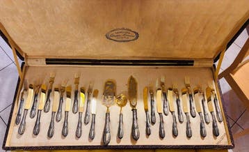 Bestekset voor 12 personen (27) - .800 zilver