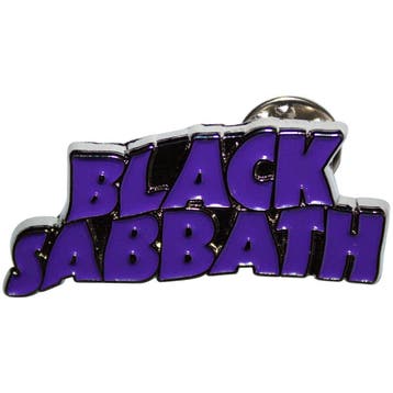 Black Sabbath - Purple Wavy Logo - Pin officiële merchandise, Ophalen of Verzenden, Nieuw, Kleding