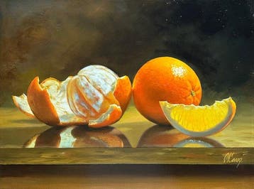 Sergey Kolodyazhniy (XX-XXI) - Still life with oranges