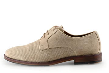 Manfield Veterschoenen in maat 41 Beige, Kleding | Heren, Schoenen, Manfield, Overige kleuren, Verzenden, Zo goed als nieuw
